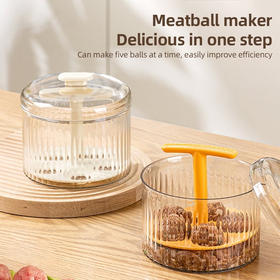 Mold,Meatball Maker Meat Containers - 5 Kitchen 5 Diy Manual Containers Diy Tool Meat Balls Manual Kitchen Meatball Kitchen Diy Mold