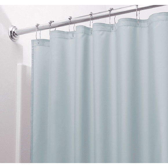 Mold & Mildew Resistant Fabric Shower Curtain Liner - Spa Blue