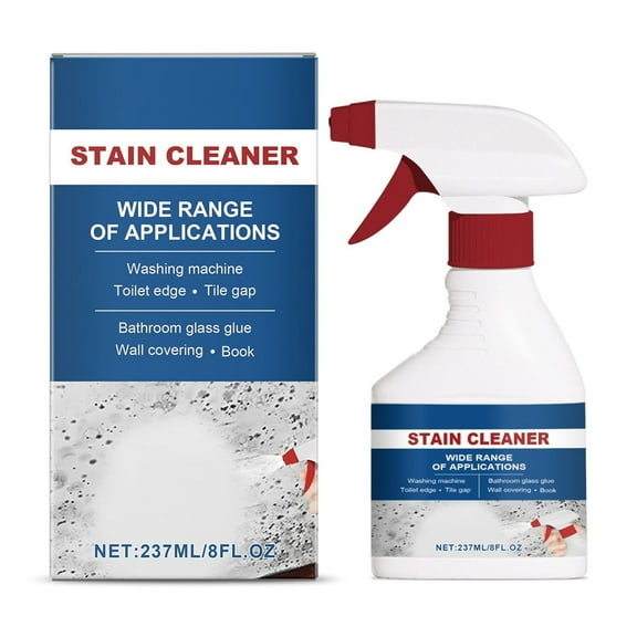 Mold Remover, Fast-Acting Foam Mold Stain Cleaner, Liquid Detergent for Bathtubs Decks Tiles Walls, Gentle Safe Natural Extract Odor Removal, Household Cleaner