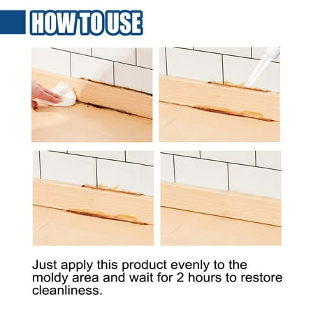 Mold Remover Gel for Tiles, Grout, and Bathroom Cleaning - Easy-to-Use Household Cleaner for Odor Elimination and Surface Restoration