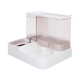 thumbnail image 1 of Mold Resistant Dual Automatic Pet Feeder for Home, Dry Wet Separation & Gravity Food Supply featuring 12.4x10.2x7.3 Inch & Plastic for Nourishment, 1 of 5
