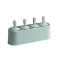 Mold Set 4 Pieces Homemade Silicone Maker Kid Easy Release Ice Cream