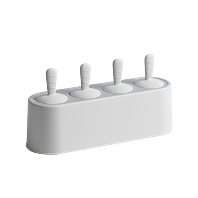 Mold Set 4 Pieces Homemade Silicone Maker Kid Easy Release Ice Cream