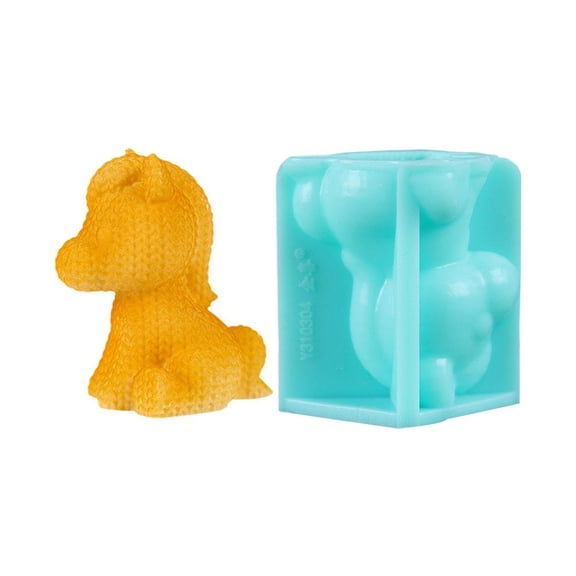 Mold Silicone Pony Cake Cartoon Horse Ornament/ Year