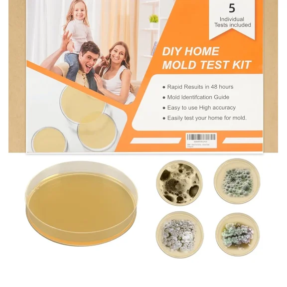 Mold Test Kit For Home - 5 Simple Detection Tests,Test Hvac System,Home Surfa...