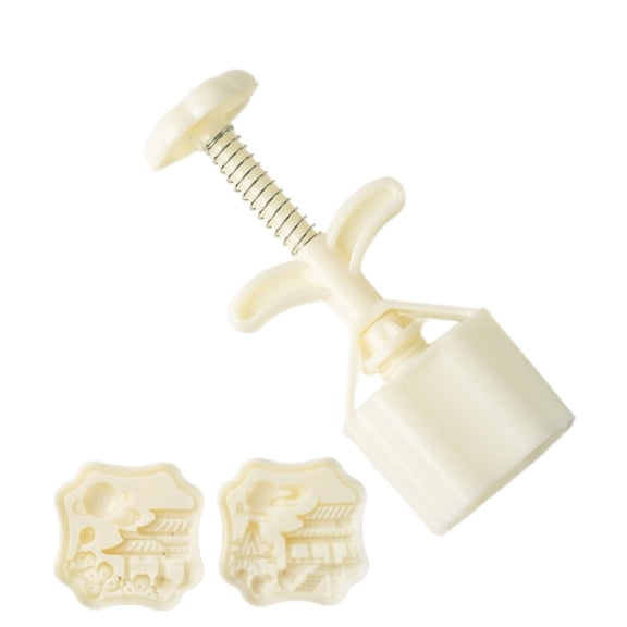 Mold with 2 Stamp Pineapples Cake Bakewares Hand Pressed Dessert Baking Moulds Bean Pastes Cake Molds