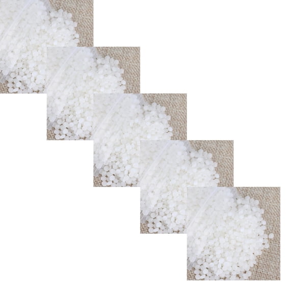 Moldable DIY Thermoplastic Pellets | Aetherz Polycaprolactone Polymorph Plastic for Home DIY, Crystal Soil Thermoplastic for Handmade Crafts, 3D Modeling - 250g - White