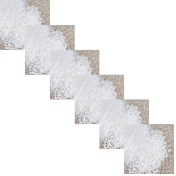 Moldable DIY Thermoplastic Pellets | Aetherz Polycaprolactone Polymorph Plastic for Home DIY, Crystal Soil Thermoplastic for Handmade Crafts, 3D Modeling - 500g - White
