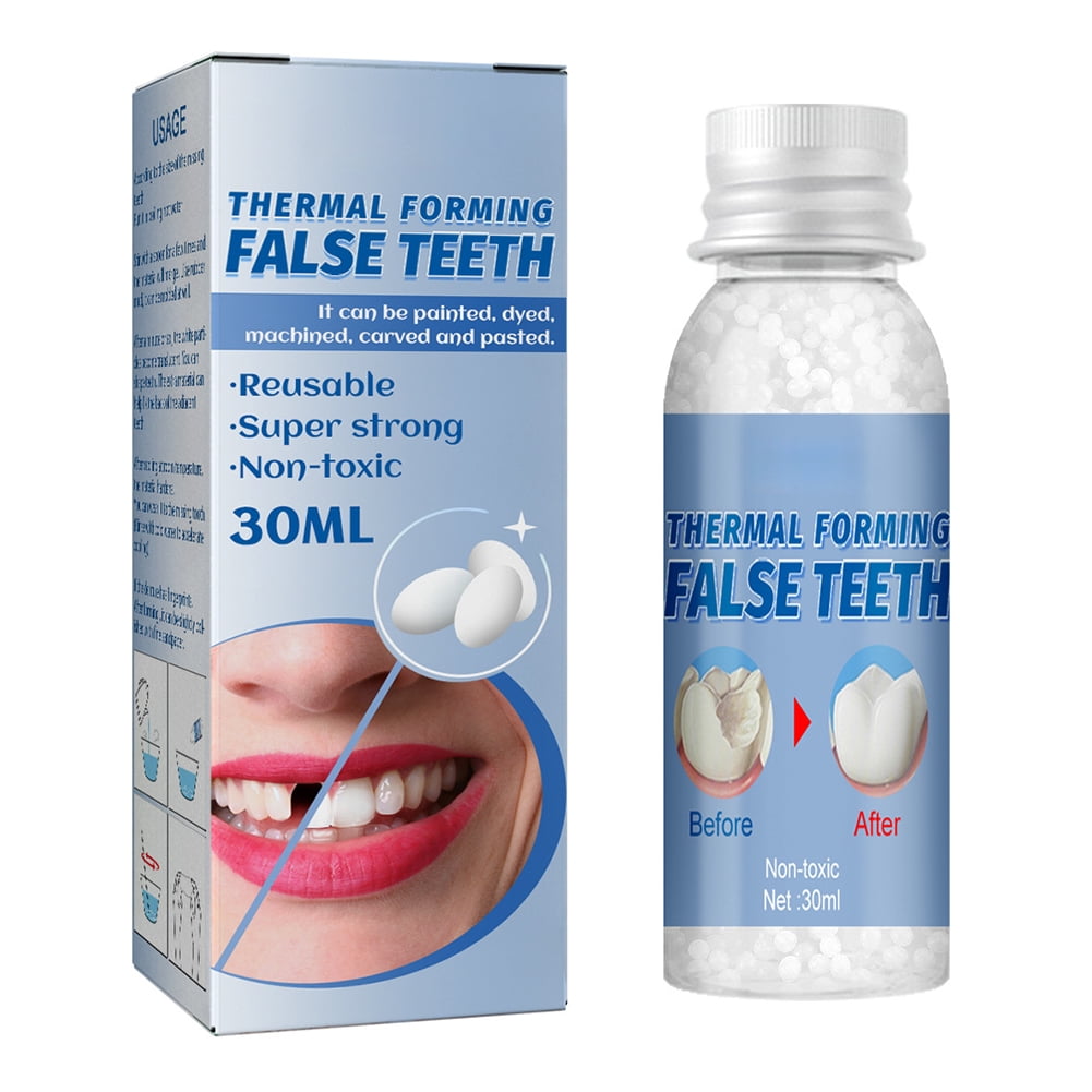 Tooth Repair Beads Granules Temporary Tooth Glue Reusable Moldable False  Teeth