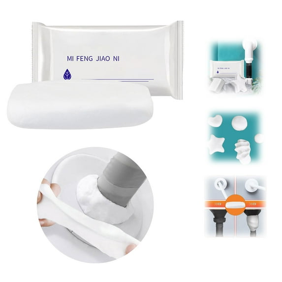 Moldable Super Mud Seal Type Sealant Mastic Wall Hole Sealing Clay Quick Mending Solution for Drain Connection and Air Conditioning