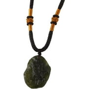 Moldavite Crystal,Meteorite Stone Certified Healing Crystal Pendant,Green