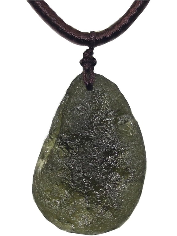 Moldavite Crystal Powerful Vibes Moldavite Pendant Czech Meteorite,Healing Glass