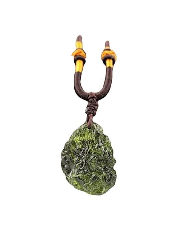 Moldavite Meteorite Raw Pendant Crystal Stone Healing Crystals