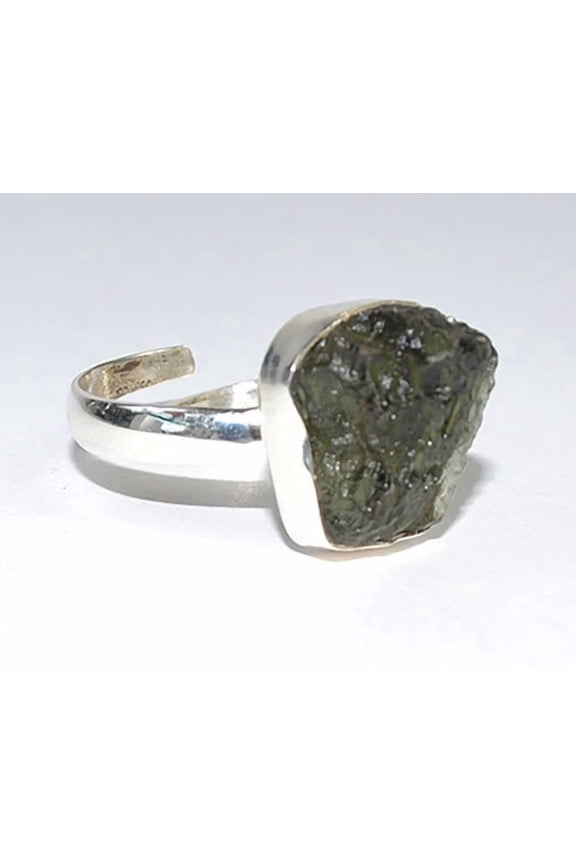 Moldavite adjustable ring | Trending Now