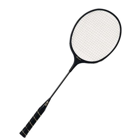 Molded ABS Frame Badminton Racket, Black