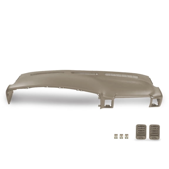 Molded Dash Cover Cap Board Overlay Light Tan Snap-On Fit For 1999-2006 Chevy Silverado