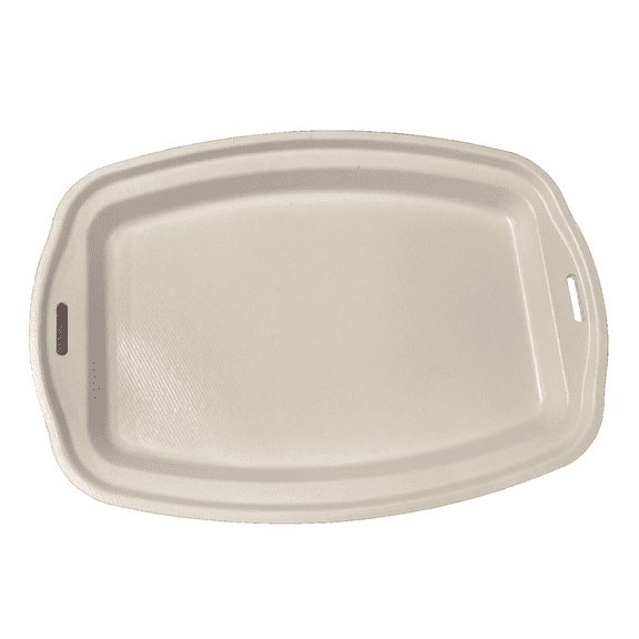 Molded Fiber Breakfast Platter 10"x 7", 500 case, 250 sleeve 00258-104