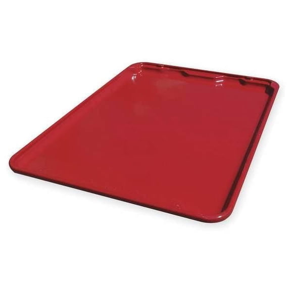Mfg Tray Stack Container Lid Lid, Red, Fiberglass 7806185280