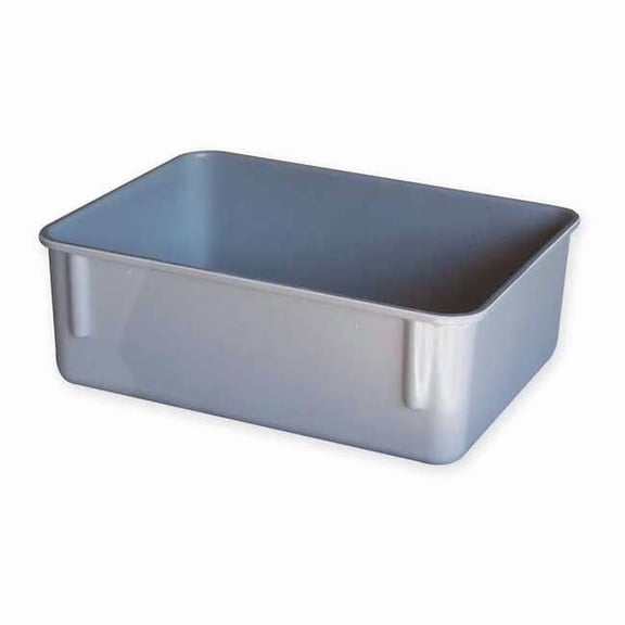 Stack & Nest Storage Container, 1.5 gal, 11-3/4 in L x 8-3/4 in W x 4-1/8 in H, Gray
