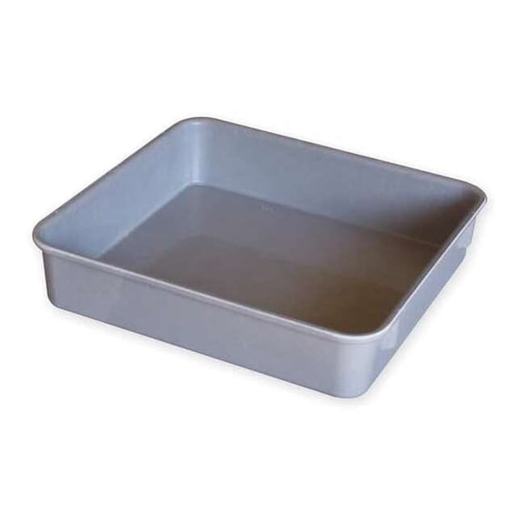 Mfg Tray Nesting Tote, 9.75 in L, 9.25 in W, Gray 9231085136