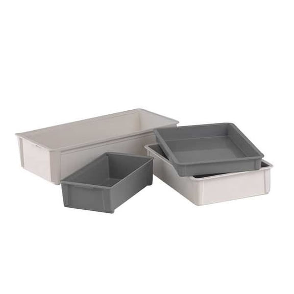 Mfg Tray Stking Ctr,White,Solid,FRP 814408 WHITE