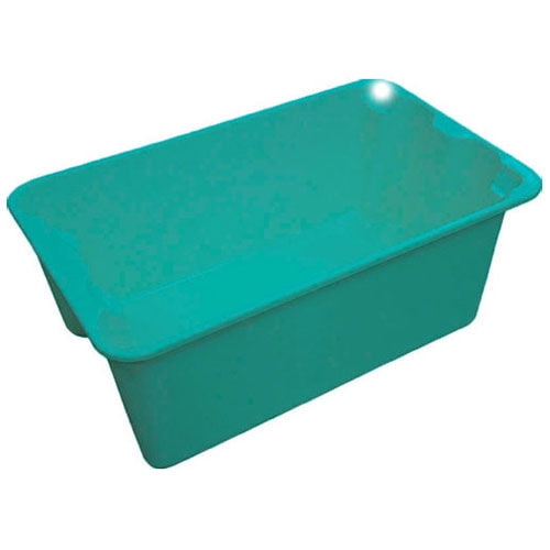 Molded Fiberglass Toteline Nest and Stack Tote 7804085170 - 20-1/2" x 12-7/8" x 8", Green, Lot of 10