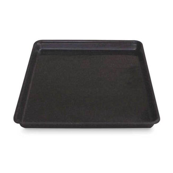Mfg Tray Tray, 17.75 in L, Fiberglass, Black 3340005167