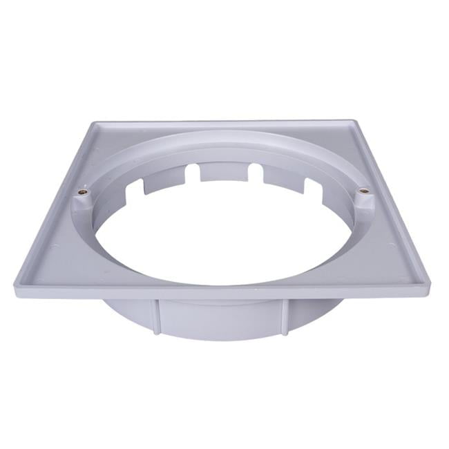 Gray Square Snap Closure Skimmer Cover and Collar Assembly