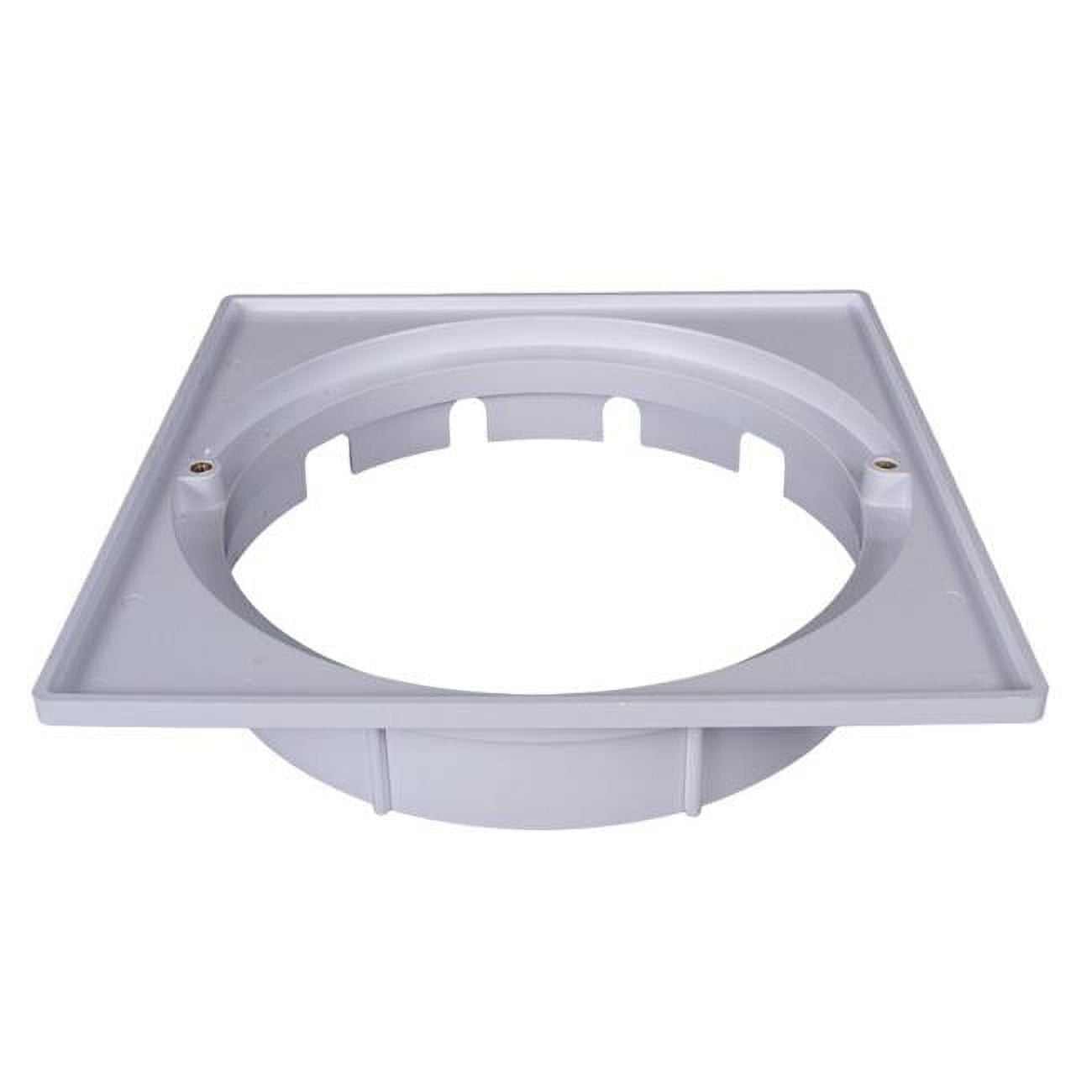 Gray Square Snap Closure Skimmer Cover and Collar Assembly