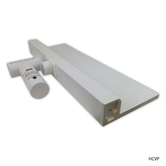 Molded Products 25577-430-000 48 x 6 in. Natural Wonders Lip Waterfall Bottom Feed, White