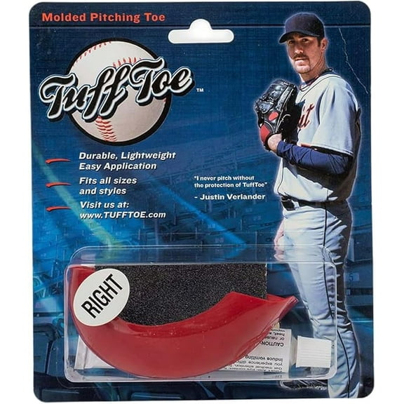 Molded Cleat Toe Protector, Softball and Baseball Cleat Cover Toe Protectors for Shoes and Cleats - Fits Most Sizes and Styles, Easy Application, Right Cleat, Black Color