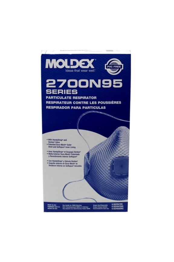 2700N95 MED/LG N95 PARTICULATE RESPIRATOOR W/HANDYSTRA