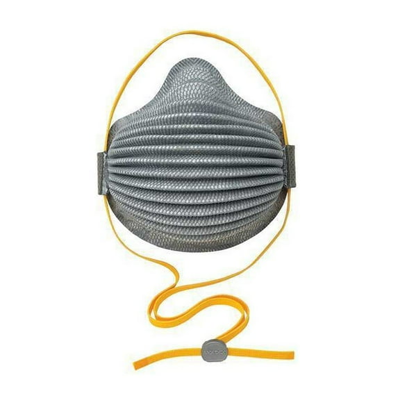 Moldex 4800 AirWave N95 Plus Nuisance OV Disposable Respirator with SmartStrap, 8/DP, Standard, Grey Pack of 8