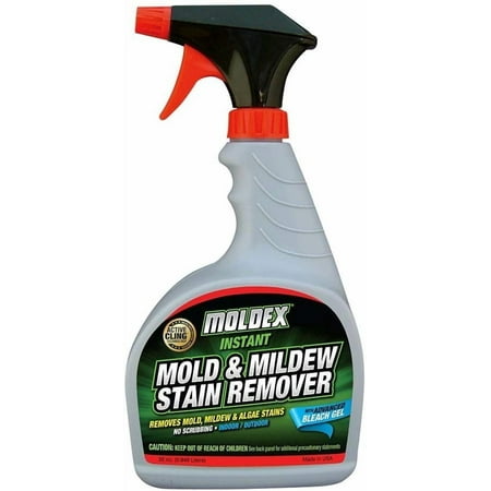 Moldex 7010 Mold & Mildew Instant Stain Remover Trigger Sprayer, 32 oz - Pack of 5