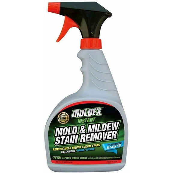 Moldex 7010 Mold & Mildew Instant Stain Remover Trigger Sprayer, 32 oz - Pack of 5
