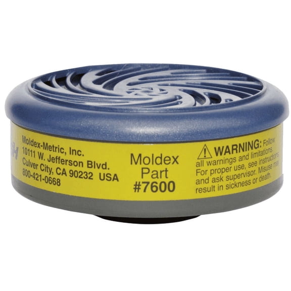 Moldex 7600 Multi-Gas/Vapor Smart Cartridge, Black