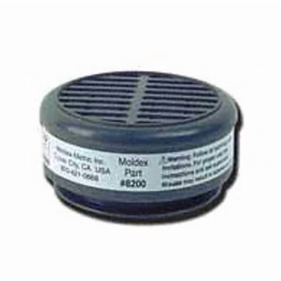 Moldex Cartridge, 8000, White, Snap-In Gasket, Moldex 8000 Series 8200