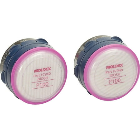 Moldex Combination Cartridge/Filter,Bayonet,PK2 7140