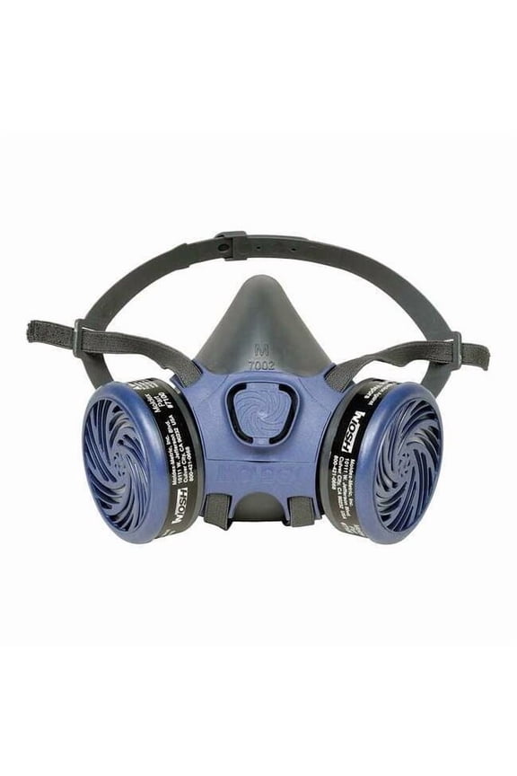 Half Mask Respirator Kit, 2 Cartridges Included, 7000 Series, Organic Vapor (OV), Bayonet, M