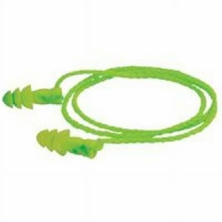 JETZ Reusable Earplugs, Corded, Bright Green