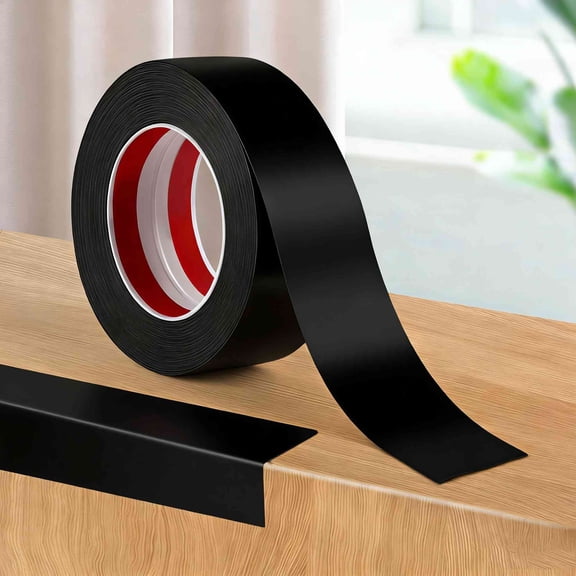 Molding Trim, 0.79in x 9.84ft Flexible Self-Adhesive Wall Trim, Inside & Outside Corner Protector, Baseboard Edge Guard for Walls, Windows, Tables, DIY Home Decoration(Black)