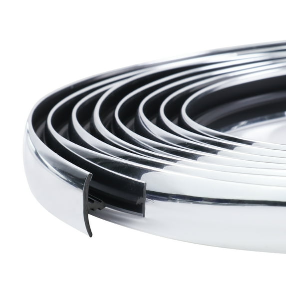 Molding Trim 3/4 Inch Center Barb Tee T Moulding for Edge Slit, DIY projects, Furniture 9.5Ft Silver