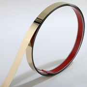 Gaahing Molding & Wall Trim, Gold Mirror-Like Finish, Peel and Stick, 16.4 ft x 0.8 in