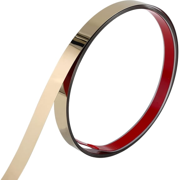 Molding & Wall Trim,Metalized Polyester Film Tape,Gold Metalized Mirror-Like Finish, Design, 16.4 ft x 0.8 in,Best Christmas Gifts