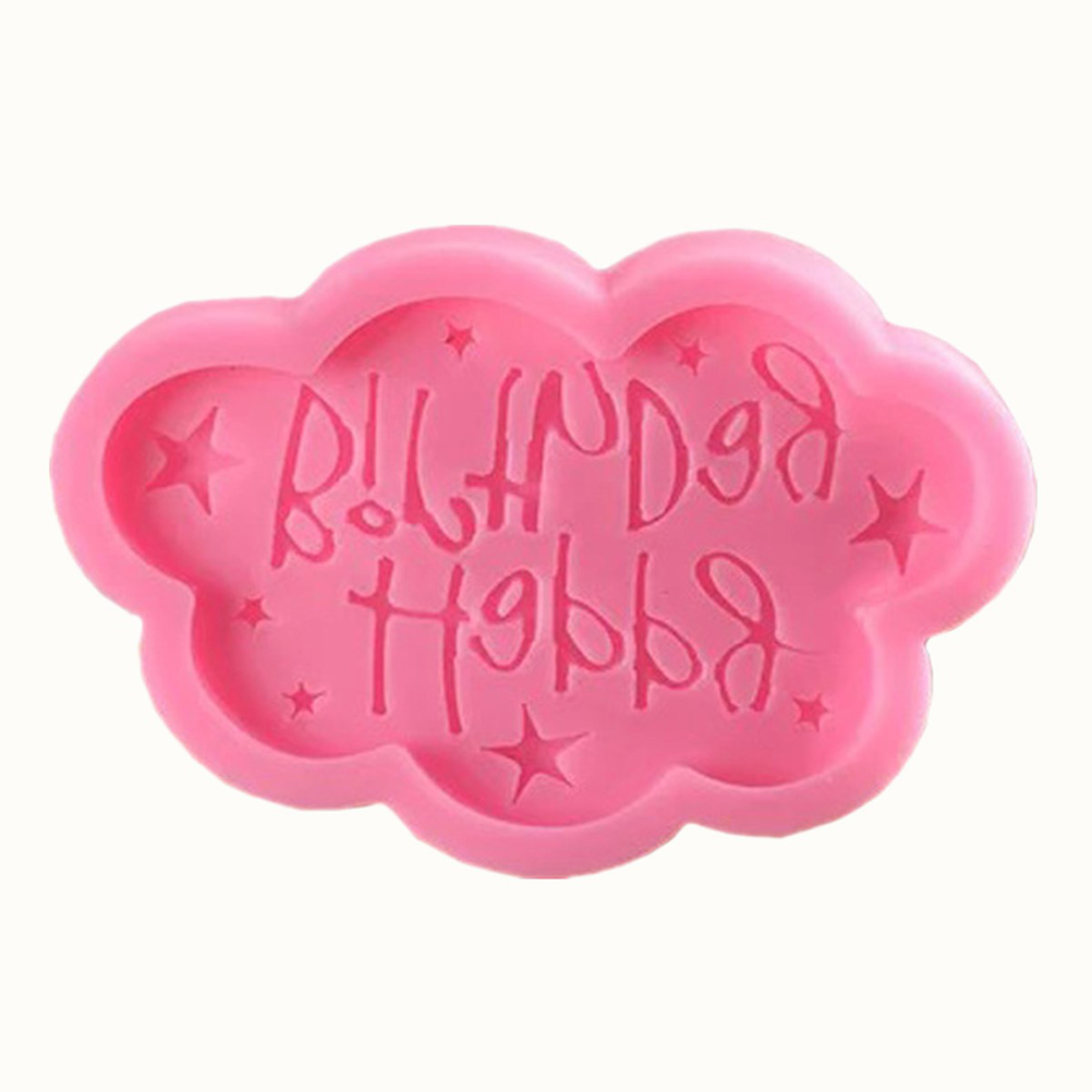 Molds Ice Silicone Birthday Trays Cube Baking Cake Diy Mold Sugarcraft