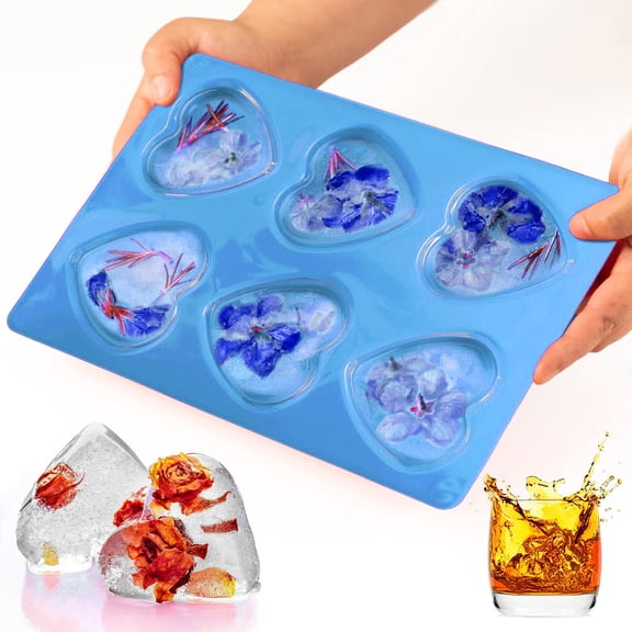 Molds Silicone, heart Shapes Silicone Molds for Chocolate, Cupcake, Candy, Jelly, Ice Cube, Muffin