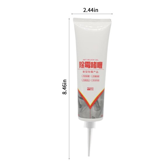 Molds and Mildews Cleaner , Scrub- Cleaning Gel Gel for Washing Machine Rubber Rings Seals Face Washers, Toothbrushes 120ml