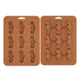thumbnail image 1 of MoldsforChocolate, Silicone Food Molds, Seahorse Shaped, 9 Cavity, 10X6 In, Brown, 1 Pc, Silicone Baking, Ice Cube Trays Silicone, Freezer Storage, Confectionery Crafting,, 1 of 5