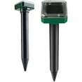 thumbnail image 1 of Mole Repellent - Outdoor Vole Deterrent - Solar Powered Snake Remover for Mole, Vole, Gopher, Snakes and Other Animals - (2 Packs), 1 of 6