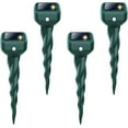 thumbnail image 1 of Mole Repellent Solar Powered, 4 Pack Snake & Skunk Repellent for Yard, IP 65 Waterproof Ultrasonic Deterrent Stakes, Get Rid of Rabbit, Gopher, Vole, Chipmunk, Deer, Groundhog for Lawns Garden, 1 of 8